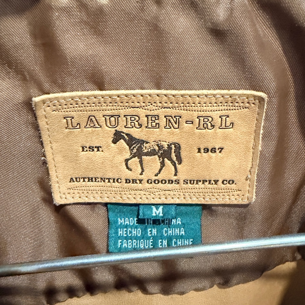 Vintage Ralph Lauren Dry Goods Supply Fringe Suede Western Jacket - Picture 11 of 11